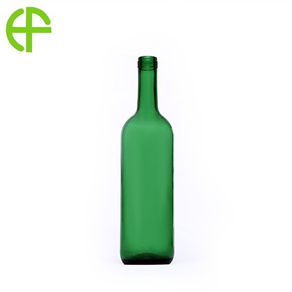 750 ml smaragdno zelena steklenica suhega rdečega vina Shangcheng